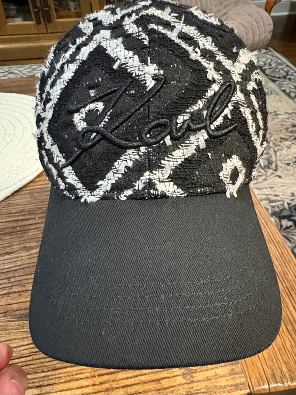 Karl Lagerfeld Embroidered Baseball Cap OS